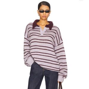 Lioness Stripe Knit Sweater - S-M